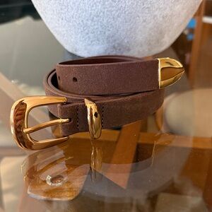 Madewell Brown Suede Belt